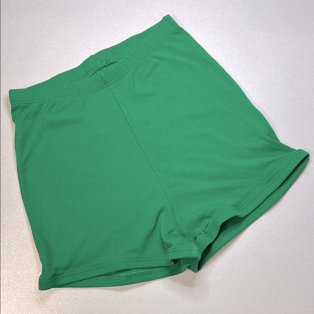 Cheer Uniform Hi-Waist Boy Short Spanks (Jade) NWOT. S or XL
